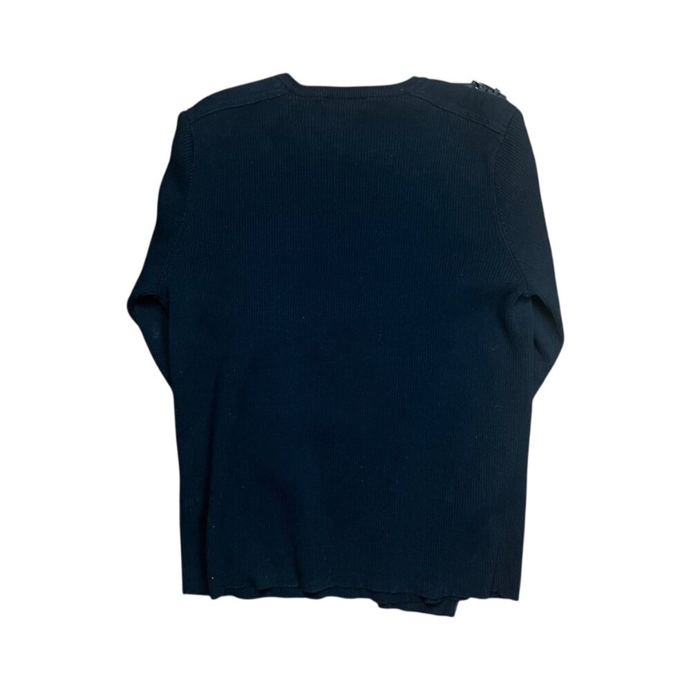 Lauren Ralph Lauren Ribbed Military Sweatshirt - XL - Picture 6 of 6